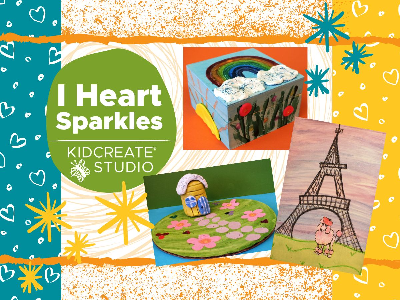 I Heart Sparkles Art Camp (4-9y)